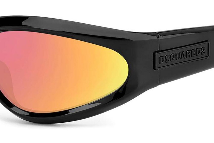 Okulary przeciwsłoneczne Dsquared2 D20101/S 3H2/VQ Nieregularny Czarne