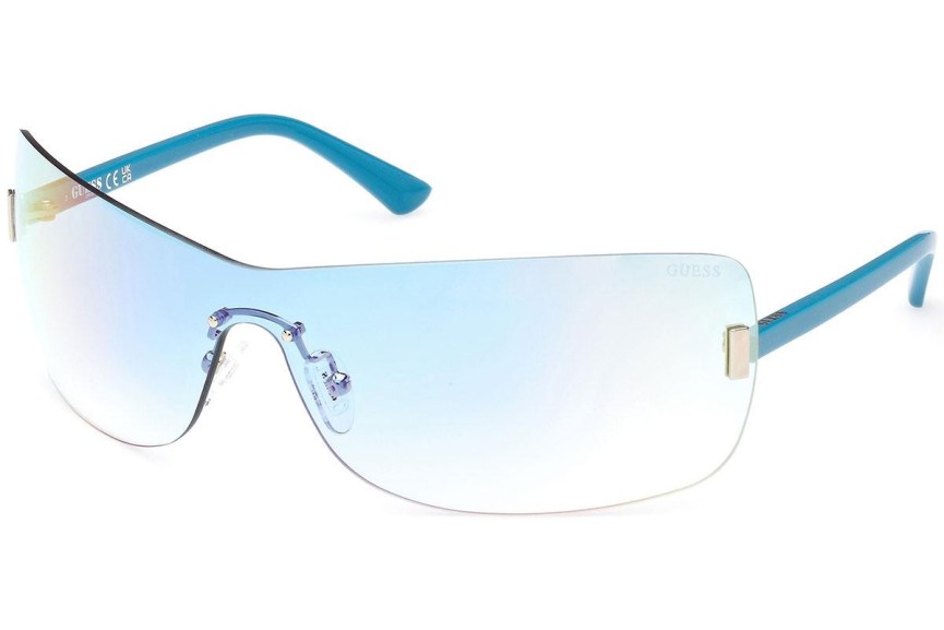 Okulary przeciwsłoneczne Guess GU8287 92X Pojedyncze | Shield Niebieskie