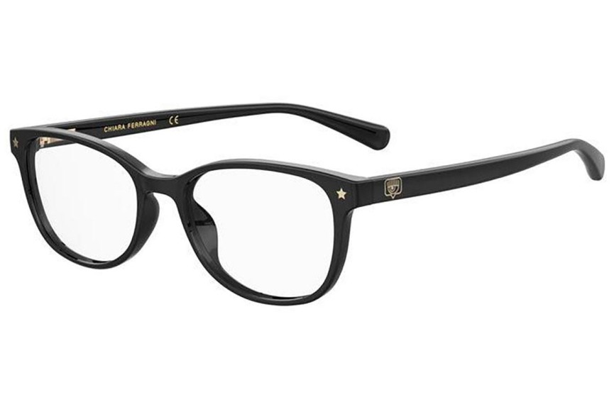 Okulary korekcyjne Chiara Ferragni CF1027 807 Prostokątne Czarne