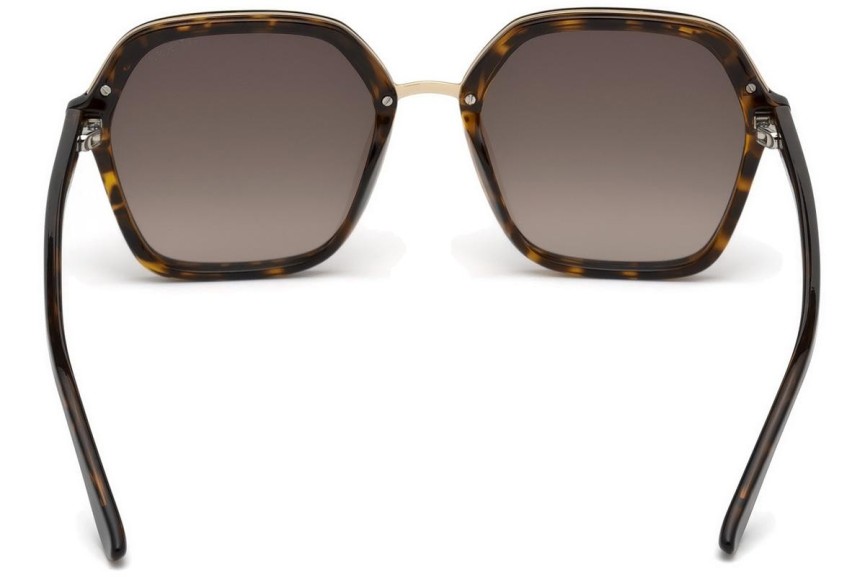 Okulary przeciwsłoneczne Guess GU7557 52F Oversize Havana