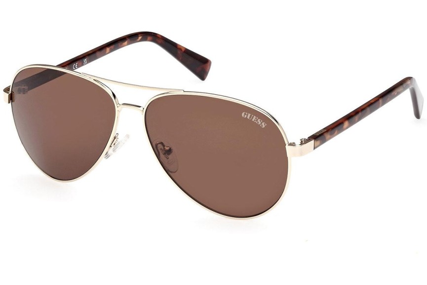 Okulary przeciwsłoneczne Guess GU8279 32E Pilotki (Aviator) Złote