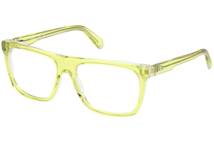 Okulary korekcyjne Guess GU50089 041 Kwadratowe Zielone