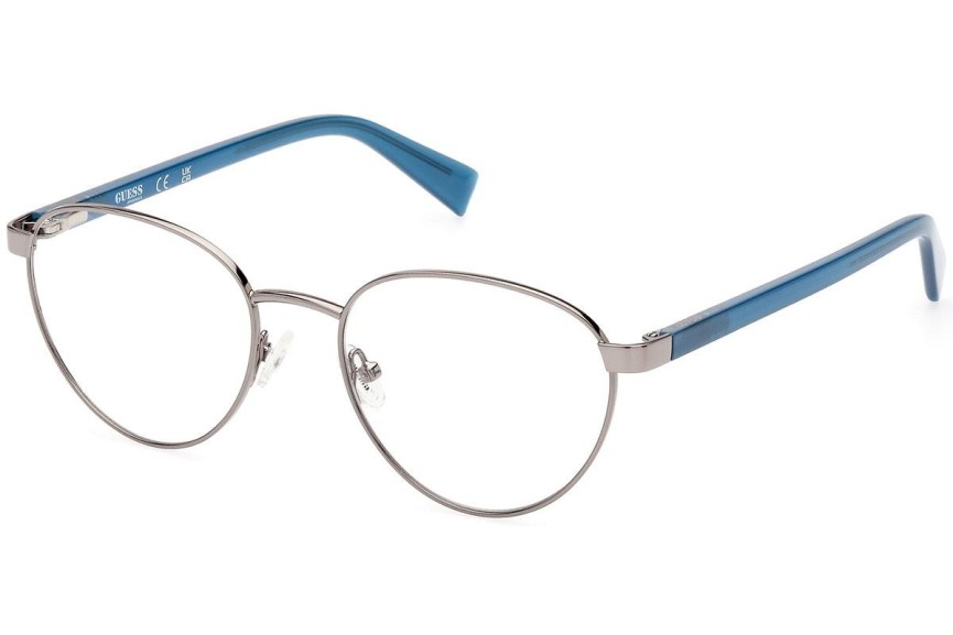 Okulary korekcyjne Guess GU8282 008 Okrągłe Srebrne