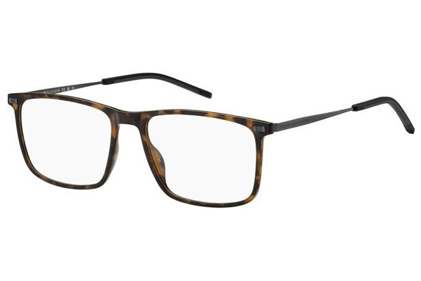 Ochelari Tommy Hilfiger TH2018 086 Dreptunghiulari Havana