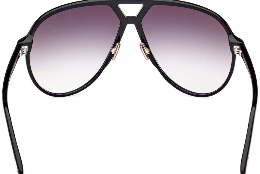 Napszemüvegek Tom Ford Bertrand FT1061 01B Pilota Fekete