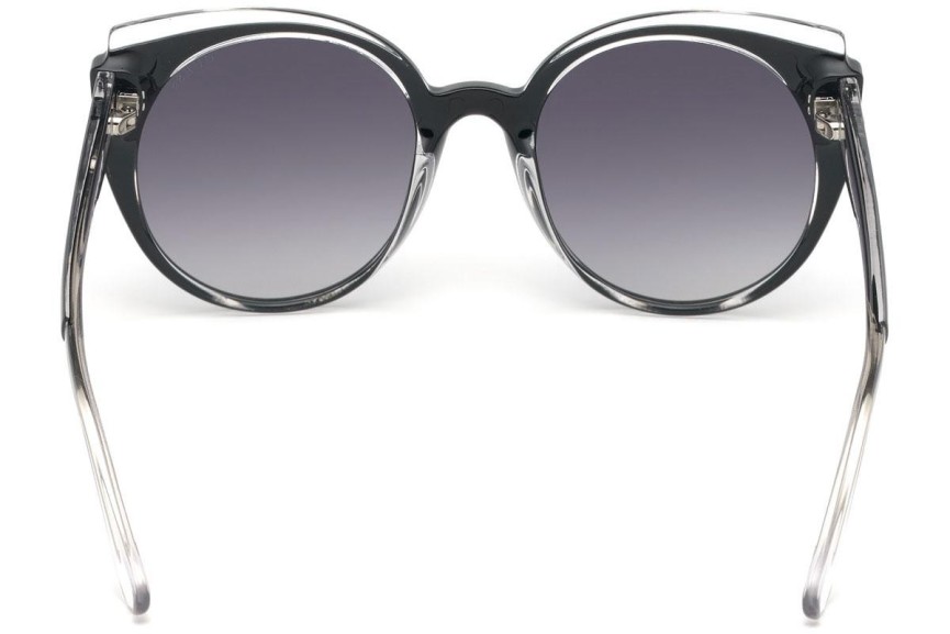 Okulary przeciwsłoneczne Guess GU7591 03B Kocie oczy Czarne