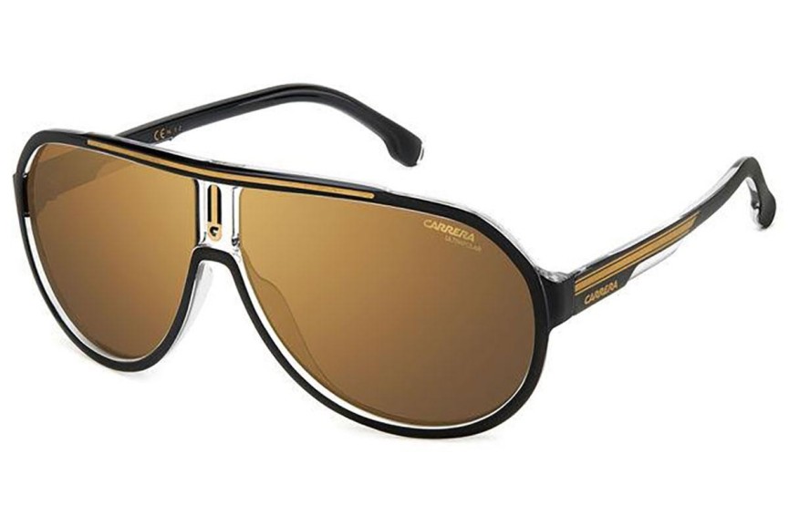 Okulary przeciwsłoneczne Carrera CARRERA1057/S 2M2/YL Flat Top Czarne