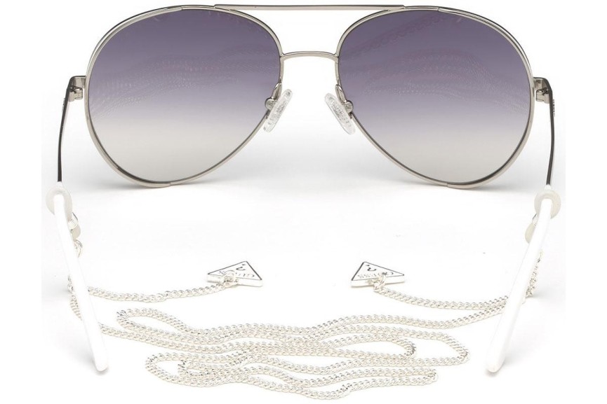Okulary przeciwsłoneczne Guess GU7607 20C Pilotki (Aviator) Srebrne