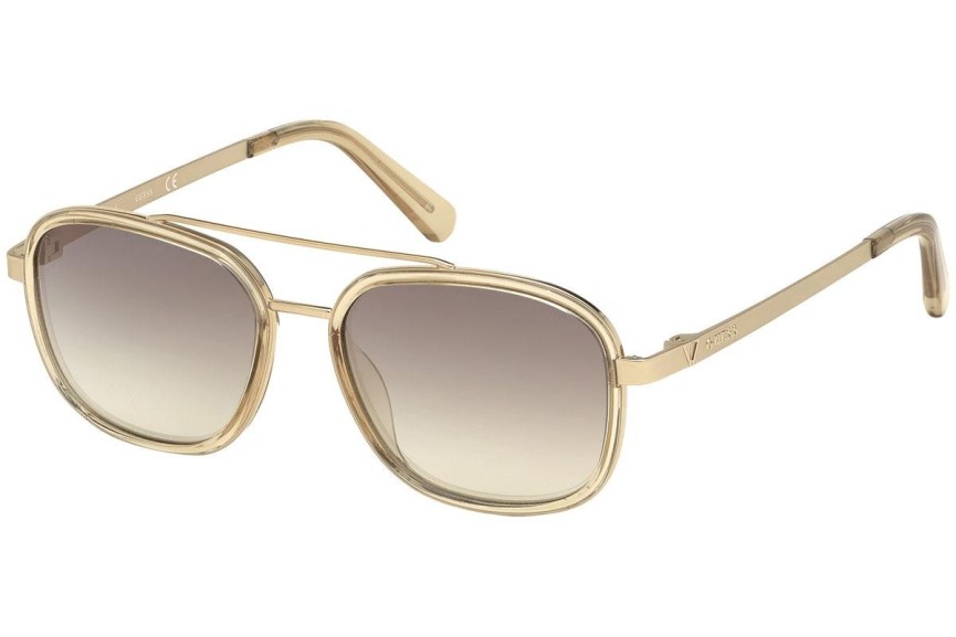 Okulary przeciwsłoneczne Guess GU6950 41G Kwadratowe Żółte