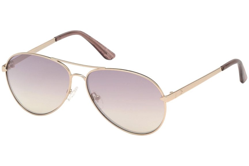 Okulary przeciwsłoneczne Guess GU7616 32Z Pilotki (Aviator) Złote