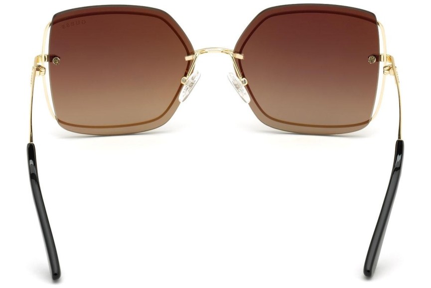 Okulary przeciwsłoneczne Guess GU7618 32G Oversize Złote