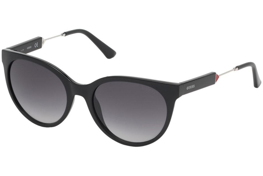 Okulary przeciwsłoneczne Guess GU7619 01B Okrągłe Czarne