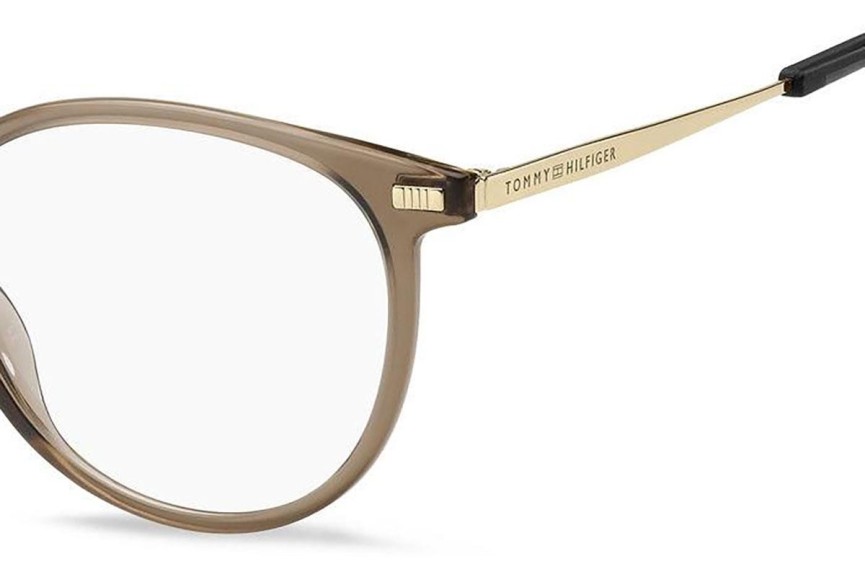 Okulary korekcyjne Tommy Hilfiger TH2020 09Q Prostokątne Brązowe