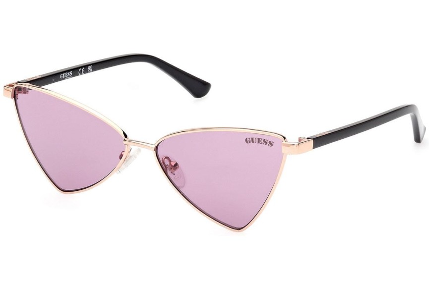 Okulary przeciwsłoneczne Guess GU8286 28Y Kocie oczy Złote