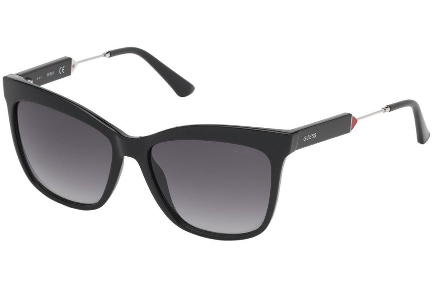 Okulary przeciwsłoneczne Guess GU7620 01B Kocie oczy Czarne