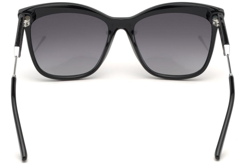 Okulary przeciwsłoneczne Guess GU7620 01B Kocie oczy Czarne