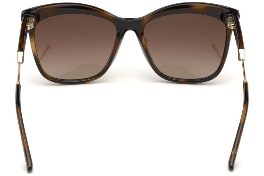 Okulary przeciwsłoneczne Guess GU7620 52F Kocie oczy Havana