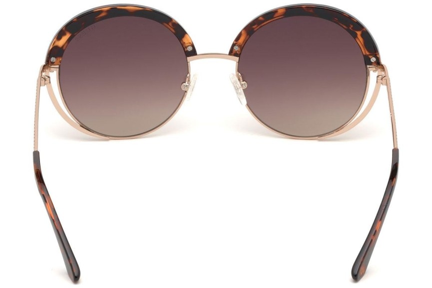 Okulary przeciwsłoneczne Guess GU7621 52F Okrągłe Havana