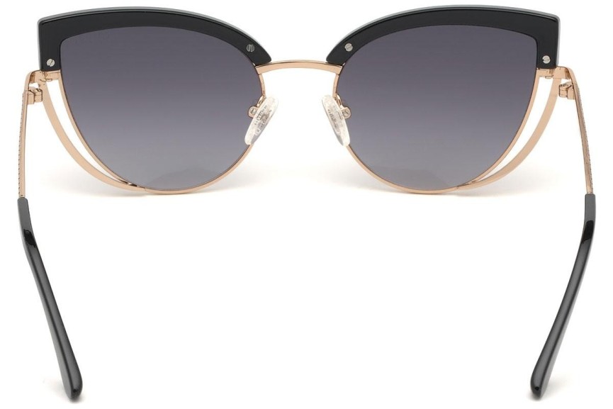 Okulary przeciwsłoneczne Guess GU7622 01B Kocie oczy Czarne