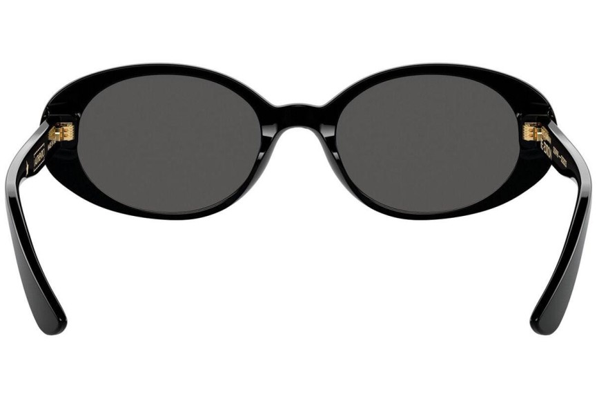 Okulary przeciwsłoneczne Dolce & Gabbana DG4443 501/87 Owalne Czarne