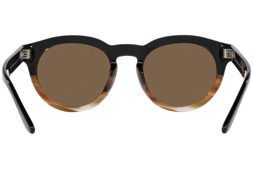 Okulary przeciwsłoneczne Giorgio Armani AR8189U 600673 Okrągłe Czarne
