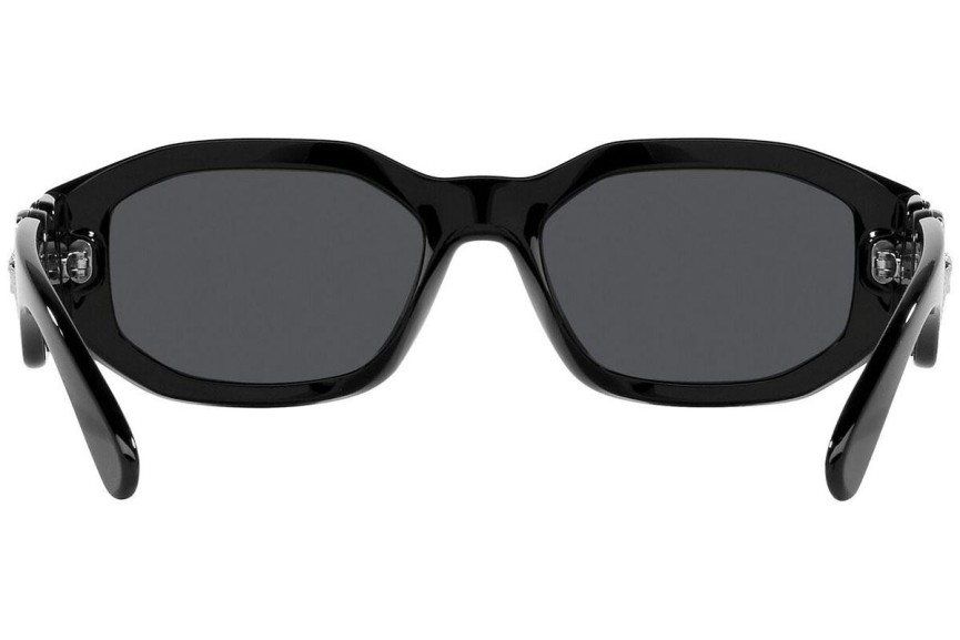 Okulary przeciwsłoneczne Versace Medusa Biggie VE4361 542287 Owalne Czarne