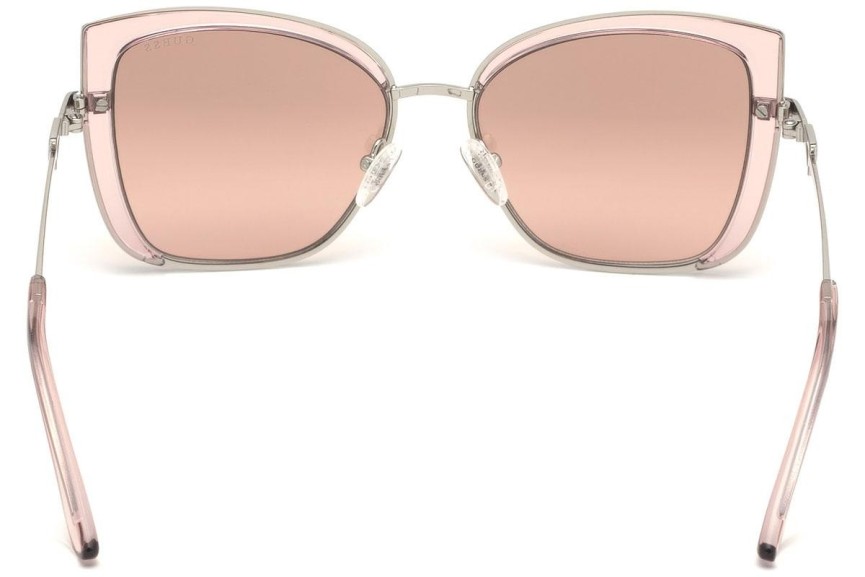 Okulary przeciwsłoneczne Guess GU7633 72U Kwadratowe Różowe