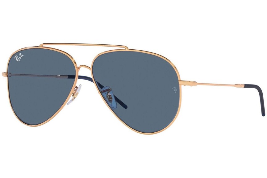 Слънчеви очила Ray-Ban Aviator Reverse RBR0101S 92023A Пилотни Златна