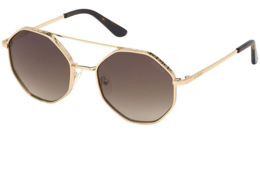 Sluneční brýle Guess GU7636 33F Okrouhlé Zlaté