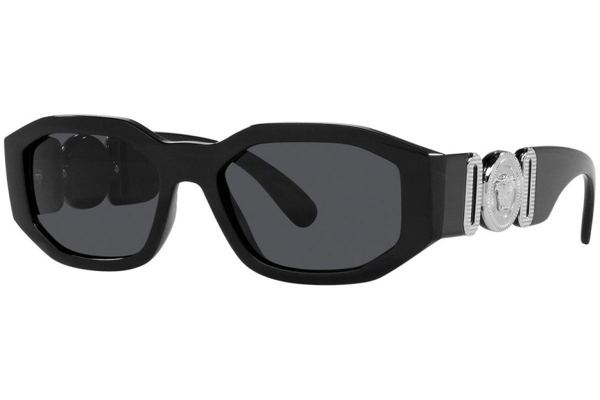 Okulary przeciwsłoneczne Versace Medusa Biggie VE4361 542287 Owalne Czarne