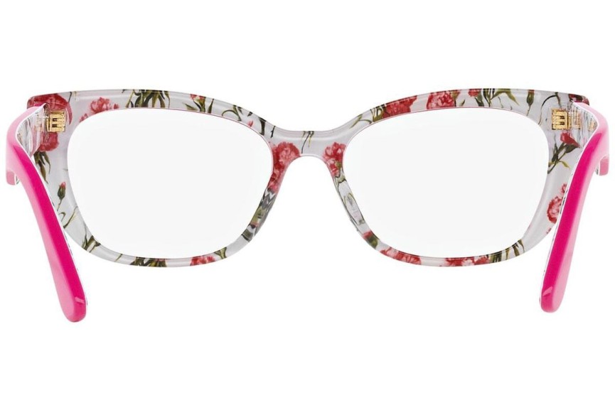 Okulary korekcyjne Dolce & Gabbana DX3357 3408 Kocie oczy Różowe