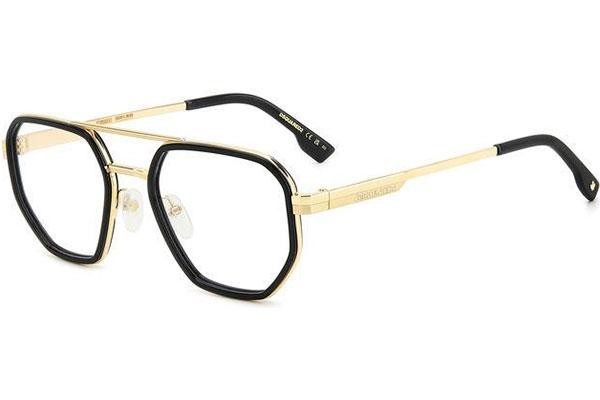 Okulary korekcyjne Dsquared2 D20111 807 Pilotki (Aviator) Czarne