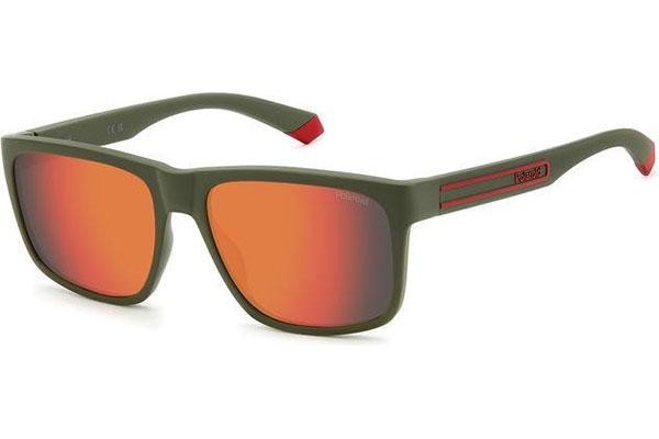 Okulary przeciwsłoneczne Polaroid PLD2149/S TBO/OZ Polarized Kwadratowe Zielone