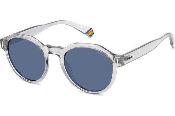 Okulary przeciwsłoneczne Polaroid PLD6207/S KB7/C3 Polarized Okrągłe Szare