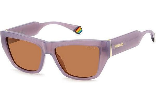 Solbriller Polaroid PLD6210/S/X 789/HE Polarized Cat Eye Lilla