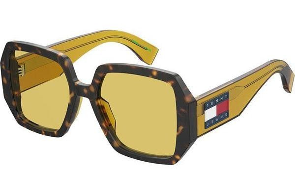 Okulary przeciwsłoneczne Tommy Jeans TJ0095/G/S 086/HO Nieregularny Havana