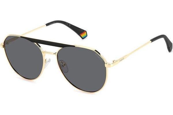 Слънчеви очила Polaroid PLD6211/S/X RHL/M9 Polarized Пилотни Златна