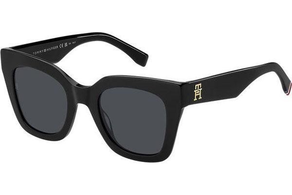 Sunčane naočale Tommy Hilfiger TH2051/S 807/IR Cat Eye Crni