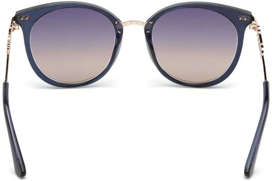 Okulary przeciwsłoneczne Guess GU7645 90W Okrągłe Niebieskie