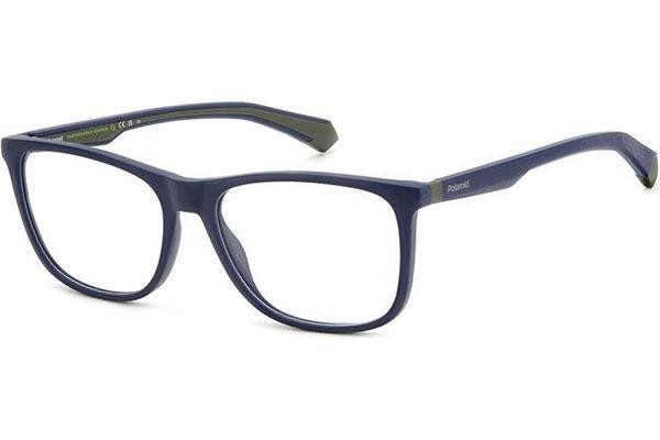 Okulary korekcyjne Polaroid PLDD517 PJP Prostokątne Niebieskie