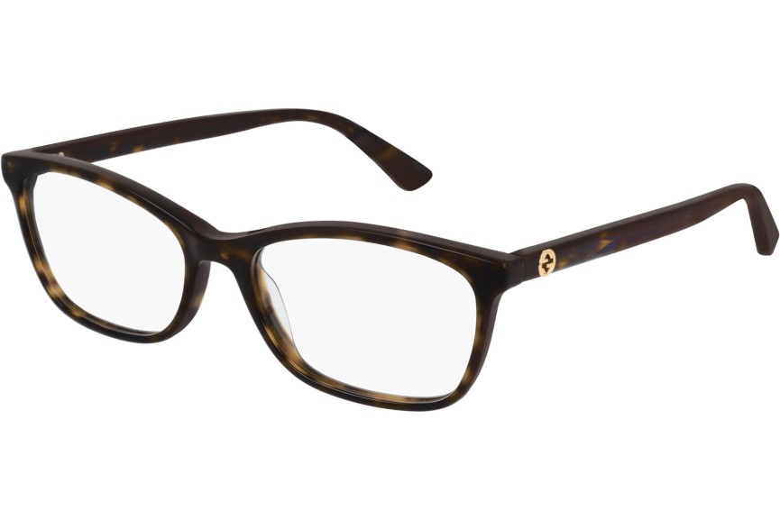 Okulary korekcyjne Gucci GG0613O 006 Kocie oczy Havana