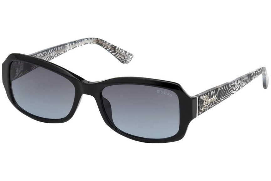 Okulary przeciwsłoneczne Guess GU7683 01B Prostokątne Czarne