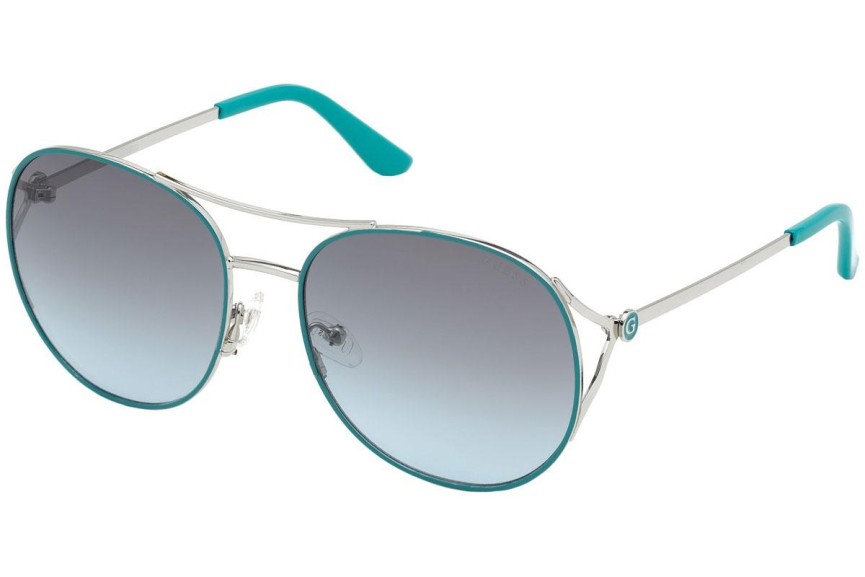 Okulary przeciwsłoneczne Guess GU7686 87W Pilotki (Aviator) Zielone