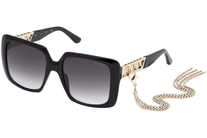 Okulary przeciwsłoneczne Guess GU7689 01B Oversize Czarne