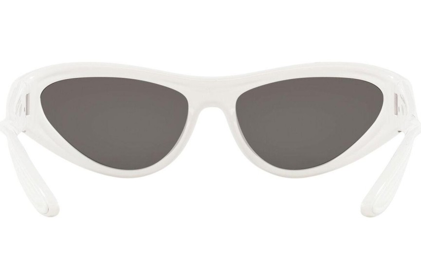 Okulary przeciwsłoneczne Dolce & Gabbana DG6190 33126G Kocie oczy Białe