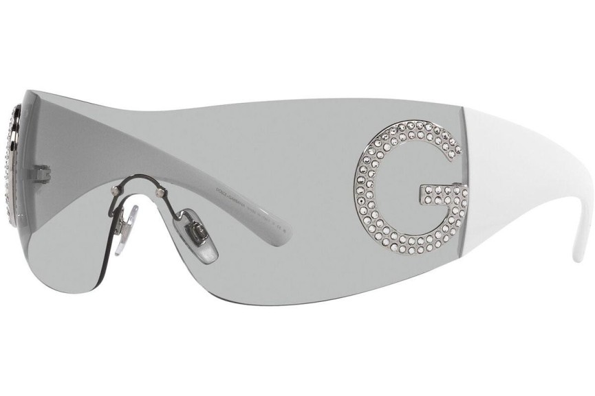 Napszemüvegek Dolce & Gabbana DG2298B 06/87 Single Lens | Shield Fehér