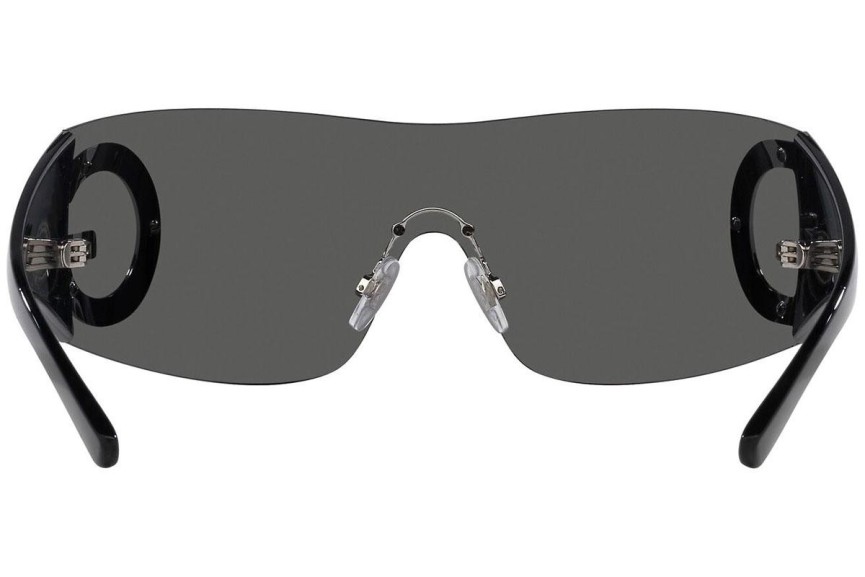 Okulary przeciwsłoneczne Dolce & Gabbana DG2298B 05/87 Pojedyncze | Shield Czarne