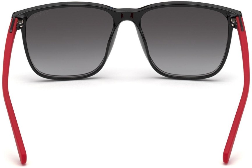 Okulary przeciwsłoneczne Guess GU00017 01C Kwadratowe Czarne