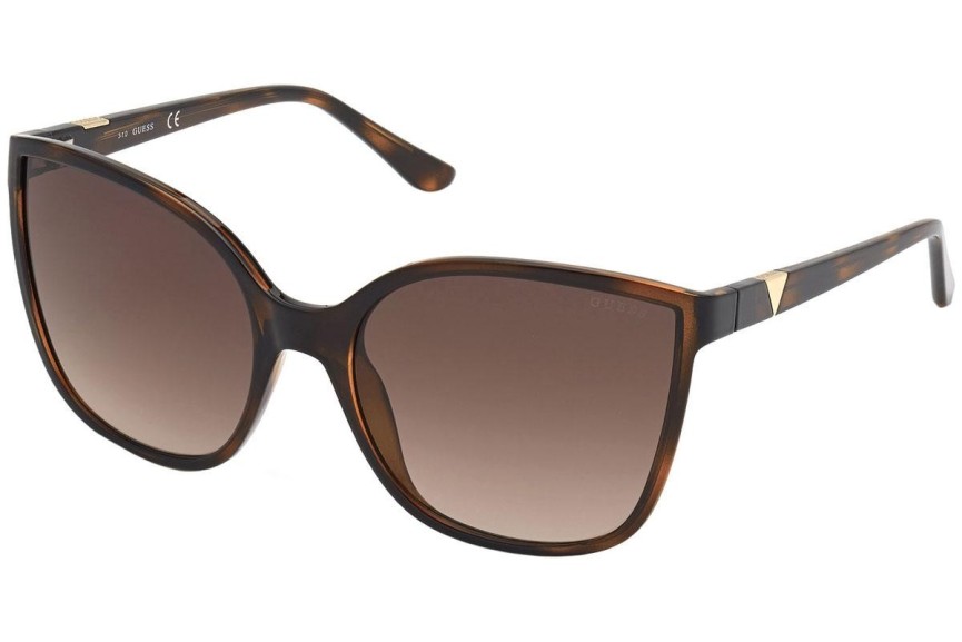 Okulary przeciwsłoneczne Guess GU7748 52F Kwadratowe Havana