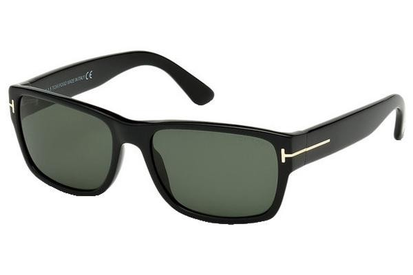 Okulary przeciwsłoneczne Tom Ford Mason FT0445 01N Kwadratowe Czarne